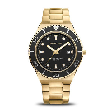 Bering Classic Polished/brushed Gold Men's Watch | 18940-732 | Time Watch Specialists